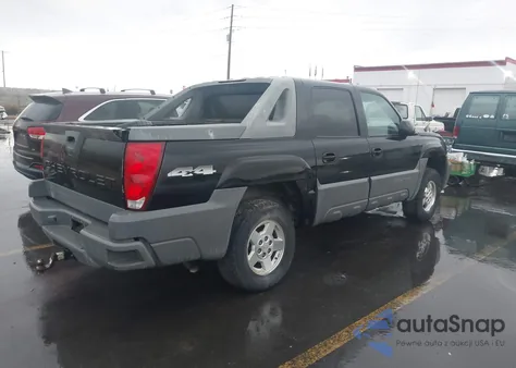 2002 Chevrolet Avalanche 1500 from USA, damaged, VIN 3GNEK13TX2G125329